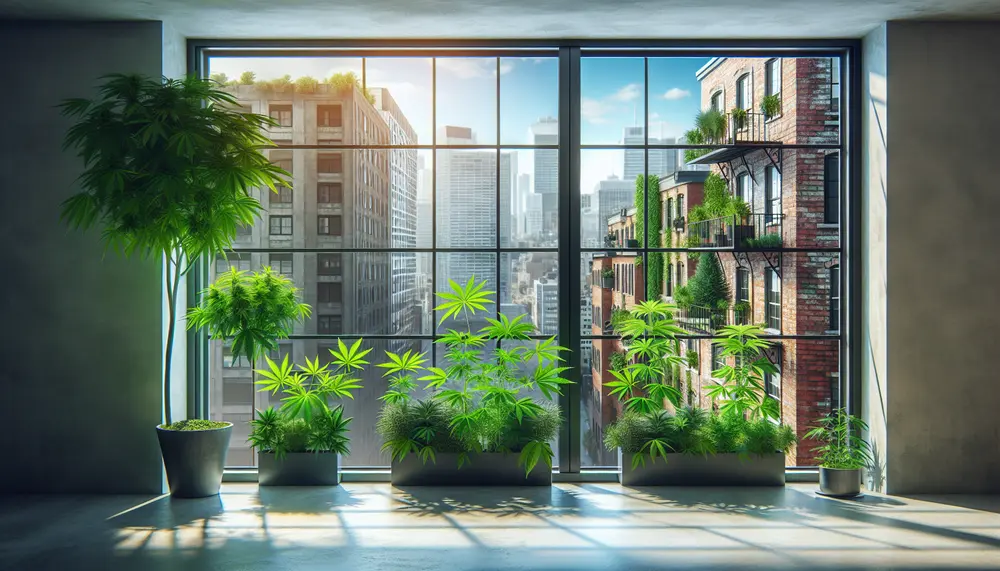 Cannabis Anbau auf der Fensterbank: Grün im urbanen Raum
